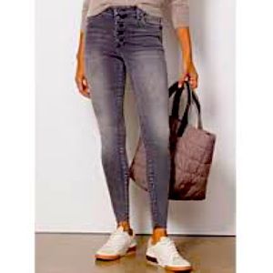 Kut from the Kloth high rise Mia skinny Jean Nordstrom grey jeans